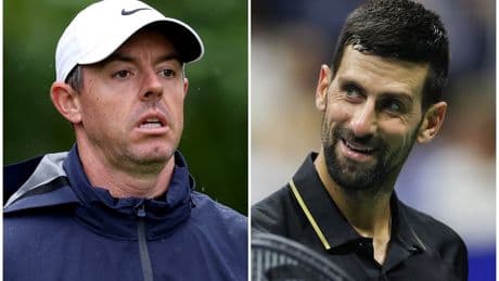 Novak Djokovic ‘the best’ at dealing with hostile American crowds, says Rory McIlroy