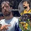 'I'll beat the S*** out of you!': Furious Inter Milan star Francesco Acerbi threatens fan in feisty exchange after being taunted over Champions League final defeat by PSG