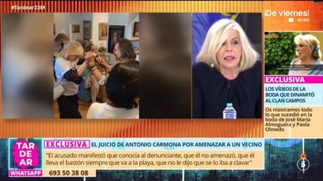 Bibiana Fernández habla sobre la condena de Antonio Carmona por amenazar a un vecino: &quot;Me sorprende&quot;