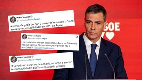Cuando Sánchez exigía medidas contundentes e inmediatas ante la corrupción: &quot;No basta con pedir perdón&quot;