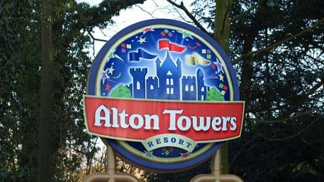 Alton Towers evacuates section of theme park after fire breaks out