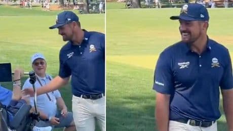 Bryson DeChambeau's amazing gesture mid-PGA Championship round caught on film
