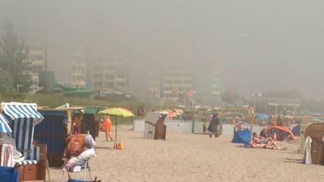 Auf Ferieninsel in der Ostsee - Wetterphänomen schluckt Häuser und Strand