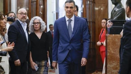 Sánchez realiza una declaración institucional tras lograr un acuerdo con la OTAN para no aumentar el gasto en Defensa