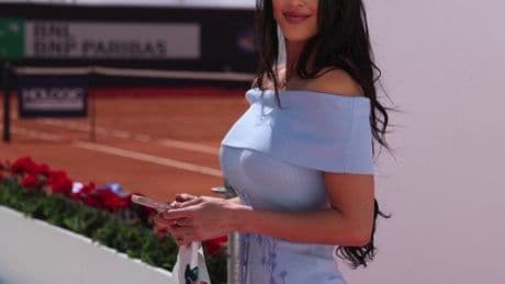 World’s sexiest tennis influencer Rachel Stuhlmann dubbed ‘amazingly gorgeous’ in leggy, figure-hugging dress