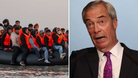 Furious Nigel Farage erupts as small boat crossings hit new daily record for 2025