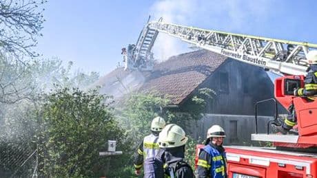 Blaustein in Baden-Württemberg: Mann hantiert mit Spirituskocher – Haus unbewohnbar