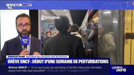 "La grève SNCF devrait être assez peu suivie", estime Arnaud Aymé (spécialiste des transports chez Sia Partners)