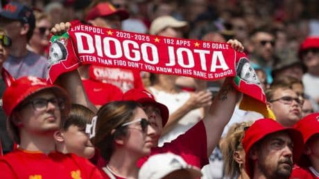 Trauer bei Liverpool-Spiel: „Diogo Jota war in allem ein Champion“