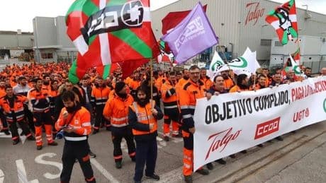 Los sindicatos de Talgo muestran su preocupación por el estado de la empresa