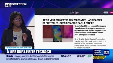 À lire sur le site Tech&Co : Apple veut permettre aux personnes handicapées de contrôler leurs appareils par la pensée, par Kesso Diallo - 13/05