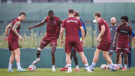 Trabzonspor’da Fenerbahçe maçı hazırlıkları devam ediyor