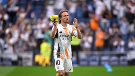 Modric, titular en su despedida del Santiago Bernabéu
