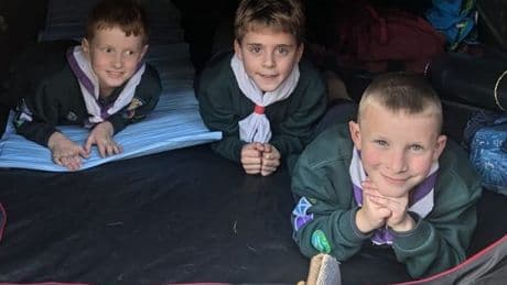 Burnside Cubs pitch up for camping adventure