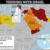 Map shows full list of countries that want Israel wiped off face of the Earth or refuse to acknowledge it exist. No wonder Israelis have a siege mentality: PETER VAN ONSELEN