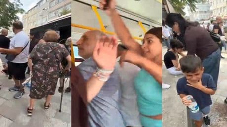 Fatih'teki İETT otobüsünde ortalık karıştı: Biber gazlı müdahale