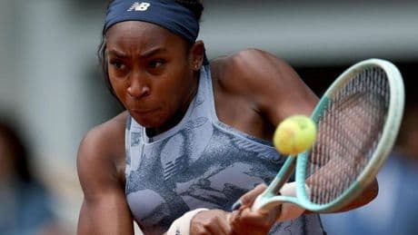 Gauff reacciona ante Sabalenka