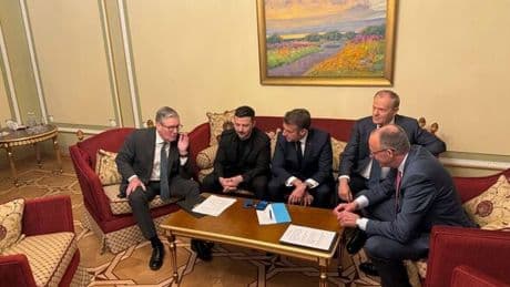 European leaders get behind Trump's ceasefire plans as they issue 3-word demand to Putin