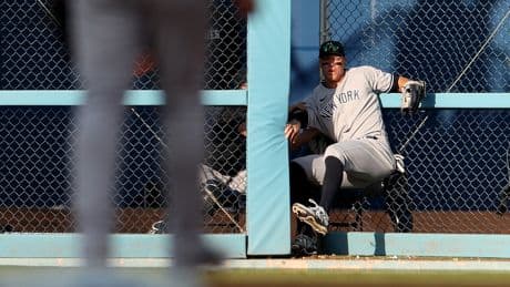 Aaron Judge trying to avoid ‘fear’ as he returns to scene of his Dodger Stadium wall crash