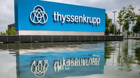 Chart des Tages: Konzernumbau treibt Aktie von Thyssen-Krupp an