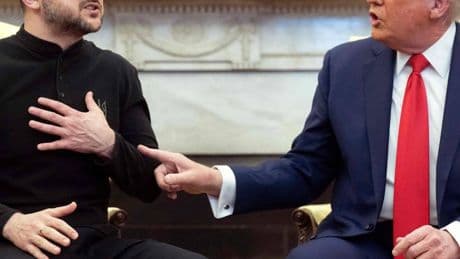 Merz reist nach Washington: Trumps Diplomatie – bizarre Momente im Oval Office