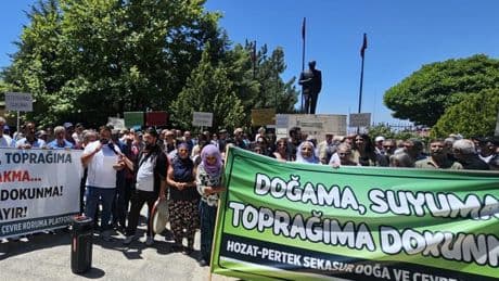 Sekasur'da köylüler maden projesine karşı yürüdü: “Yağma ve talana izin vermeyeceğiz”