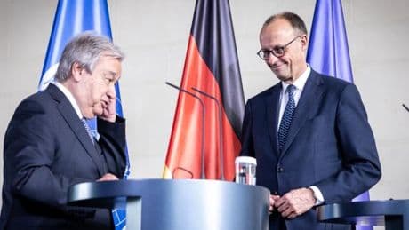 Guterres wirbt in Deutschland für UN-Unterstützung – Merz mahnt Reformen an