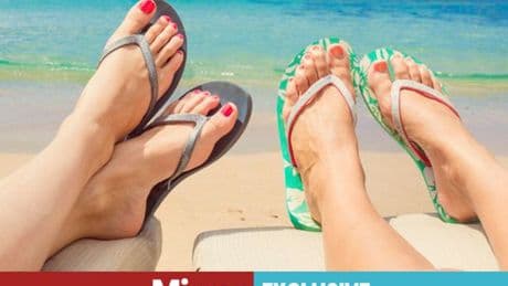 Podiatrist's warning to anyone wearing flip-flops during heatwave