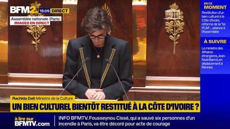 Restitution de biens culturels spoliés: un projet de loi présenté par le gouvernement "d'ici la fin du mois de juillet", assure Rachida Dati