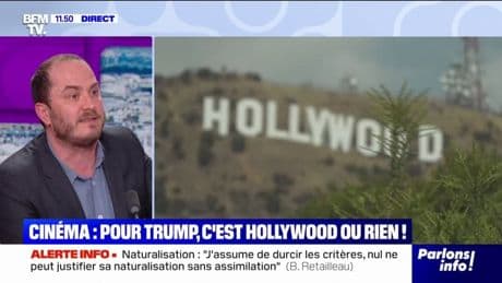 "Hollywood est en train de se faire détruire": Donald Trump annonce vouloir taxer à 100% les films produits à l'étranger