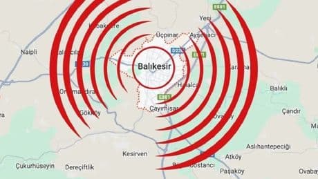 Balıkesir'de ard arda deprem