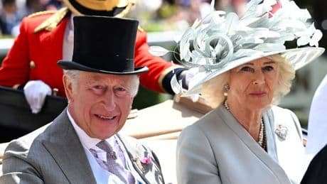 King Charles beams at Ascot as royals reunite at in dressy races display