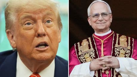 Trump welcomes new American-born pope and says he can’t wait to meet him - despite Leo XIV once blasting Vance