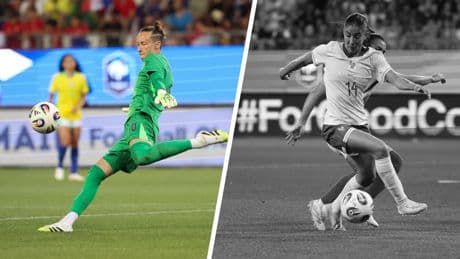 France-Brésil (F) : la muraille Peyraud-Magnin, Mateo invisible... Les tops et les flops du dernier match des Bleus avant l’Euro
