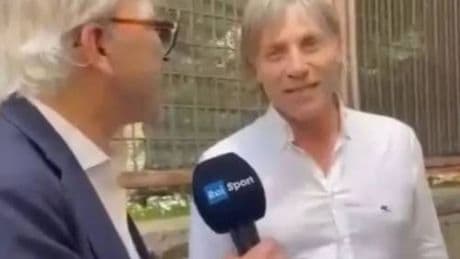 L'inviato Rai intervista il finto Oriali. Ma era solo una gag (fallita)