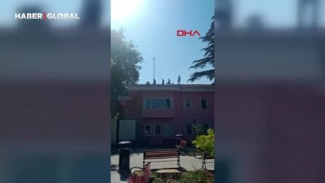 Sarıyer Baltalimanı kemik hastanesinde yangın
