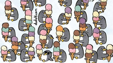 Wimmelbild der Woche - Können Sie das einzigartige Eis finden?