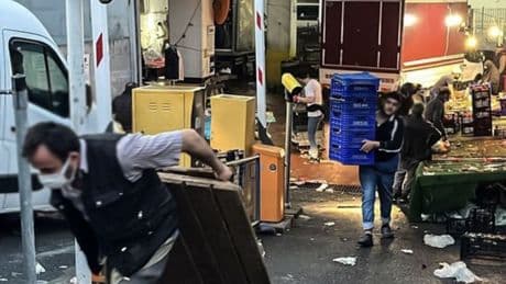 Bayrampaşa'da esnaf ve vatandaşlar biber gazından etkilendi