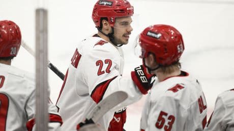 Slavin scores in overtime as Hurricanes beat Capitals in Game 1 of second-round series