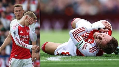 Mikel Arteta hit by another injury blow as Arsenal star is forced off just 17 minutes into Nottingham Forest clash