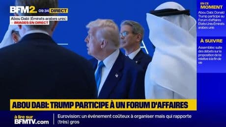 Abou Dabi: Donald Trump participe au Forum d'affaires États-Unis - Émirats arabes unis