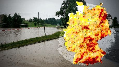 Deutschland: Wenn Regen den ausgetrockneten Boden überfordert