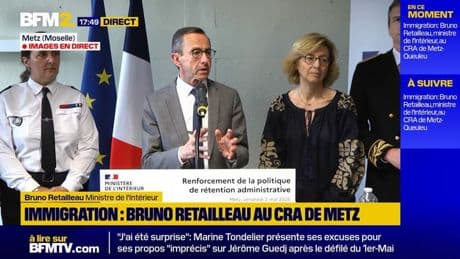 "Trop peu de places, trop peu de temps, trop d'intervenants": Bruno Retailleau annonce l'ouverture de trois nouveaux centres de rétention administrative dès l'année prochaine
