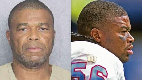 Former NFL star Micheal Barrow arrested after he accidentally punched his wife during family argument at Florida airport