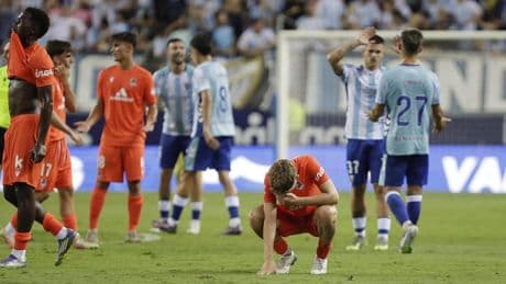 Derrota de chilena del Sanse en el tramo final en Málaga (1-0)