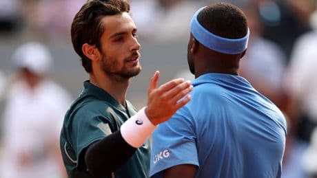 Lorenzo Musetti escapes French Open disqualification after kicking ball at line judge