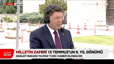 Bakan Tunç, Haber Global'de: FETÖ ile mücadele bitmedi, teyakkuz kesintisiz sürecek