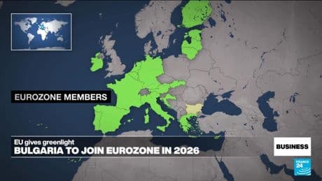 Bulgaria to join the euro-currency area in January 2026