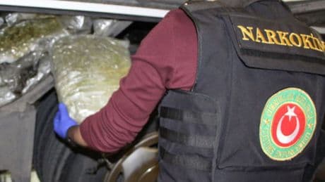 Kapıkule'de otobüste bulundu: 233 kilo