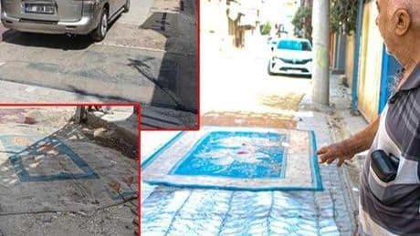 Mahalleli yollara halı serdi, sebebi şaşırttı: Kapılarımızı açamıyoruz